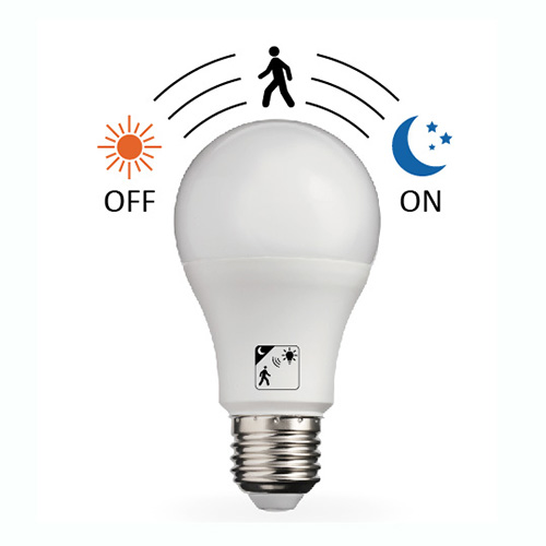 A60 bulb with lux and motion sensor